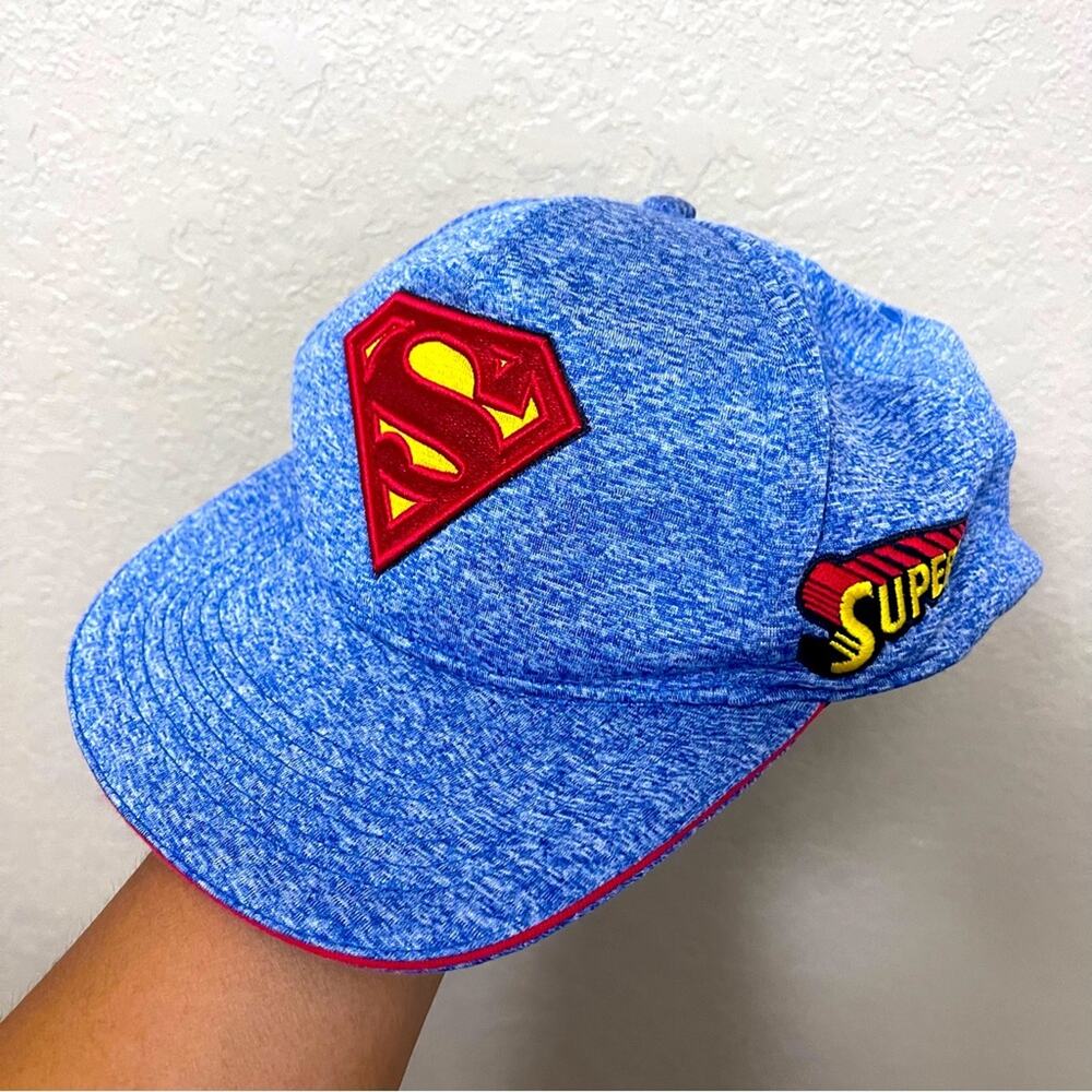 Superman Icon Embroidered Snapback Baseball Cap Hat Official Merchandise OS